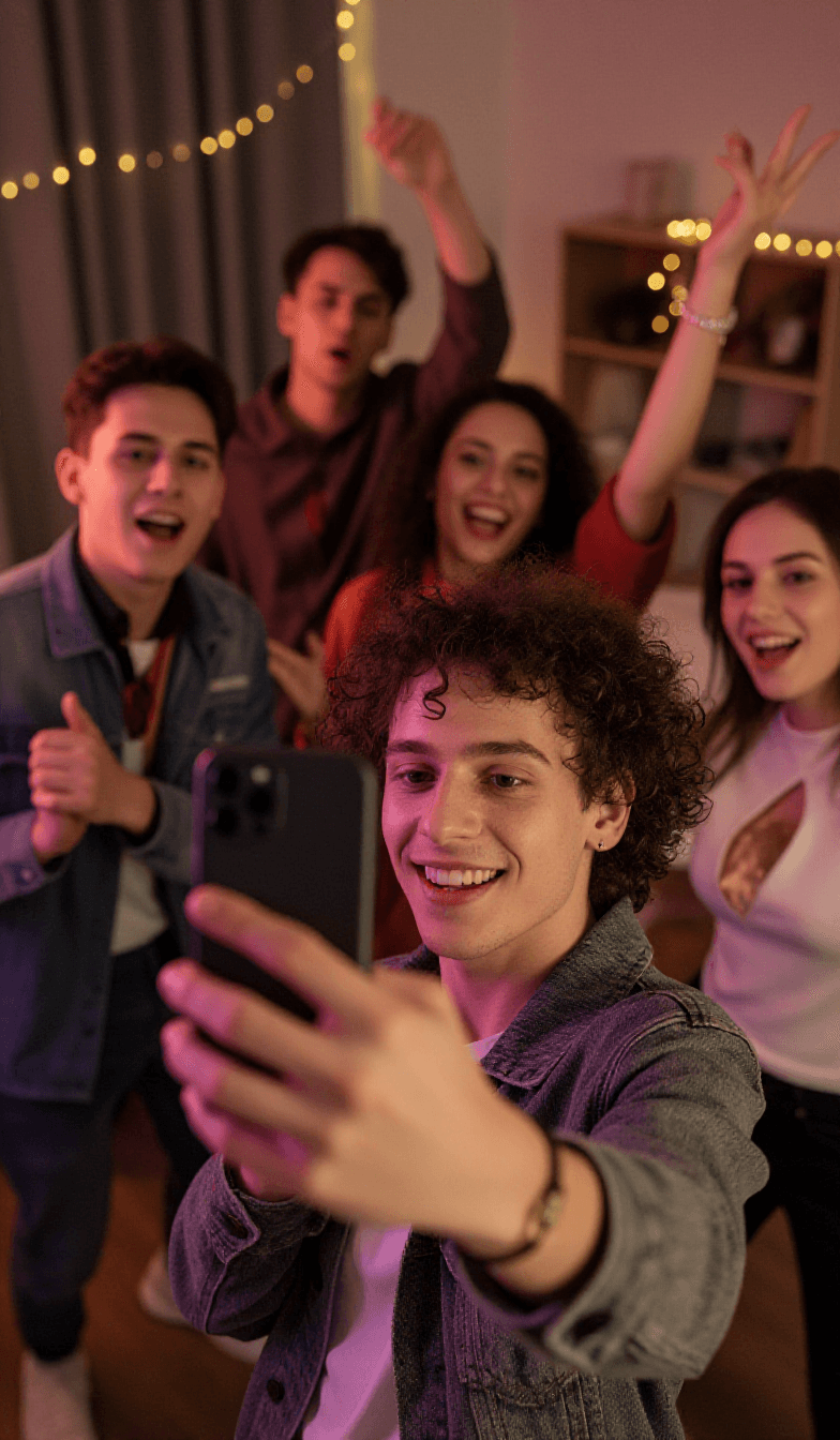 La page d’ajout des invités affichée sur un téléphone