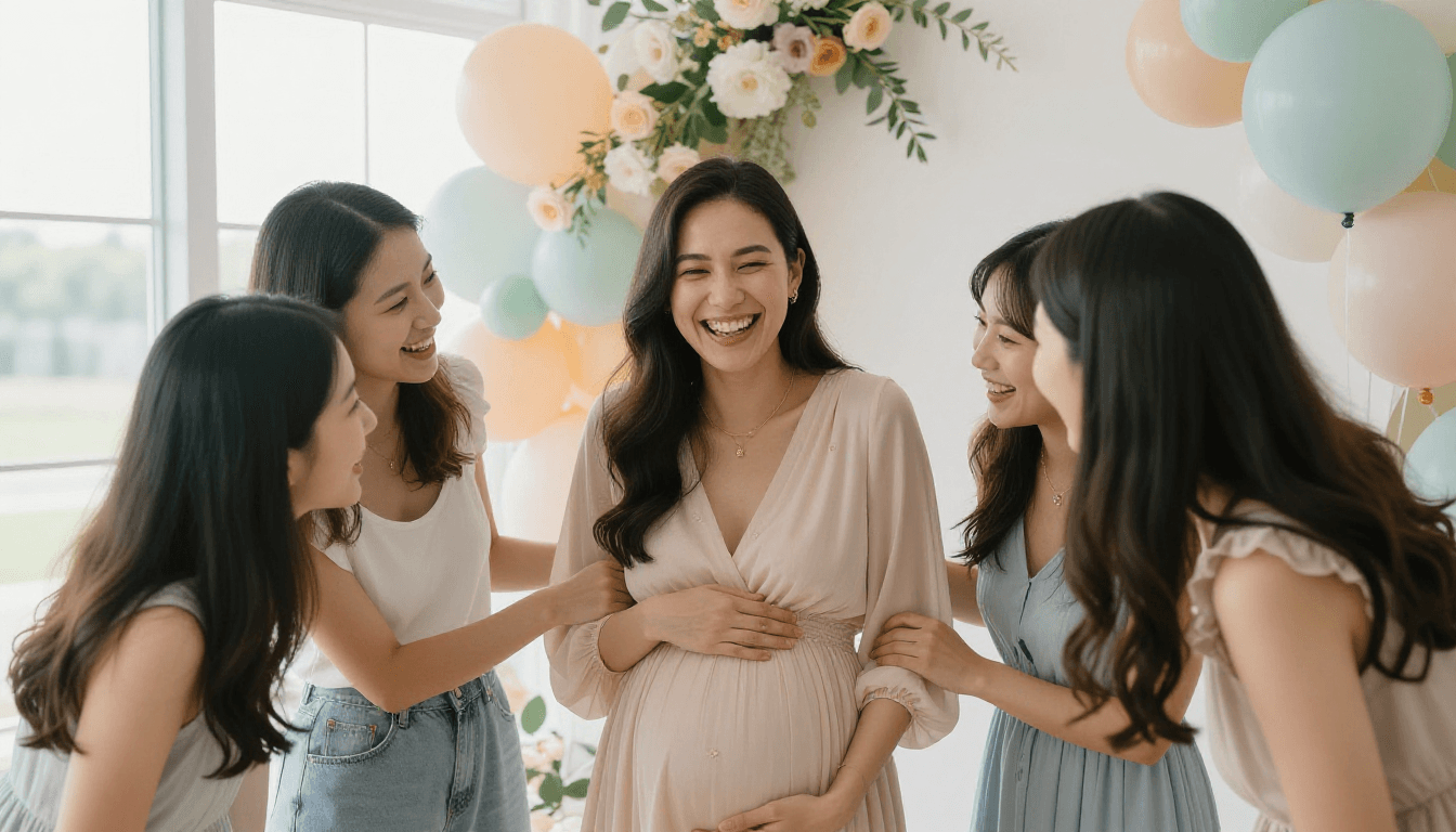 Baby shower celebration
